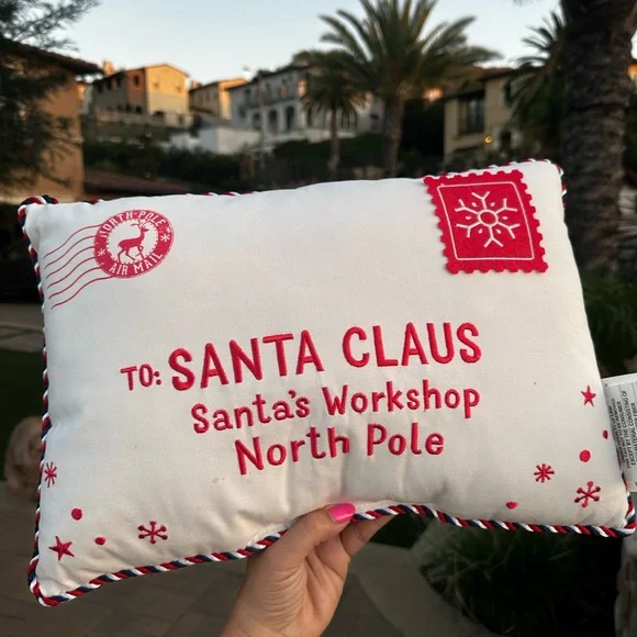 Target Dollar Spot Xmas Pillows Target Target Holiday Target Santa